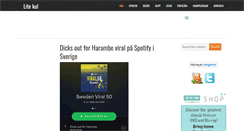 Desktop Screenshot of litekul.se